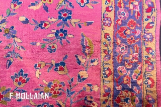 Silk Antique Persian Kashan Rug, 1880-1900
128 × 75 cm (4' 2" × 2' 5")

Excellent condition.                  