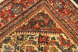 Beautiful Antique Persian Mahal Carpet, ca. 1900
280 × 200 cm (9' 2" × 6' 6")

Price for Extra EU citizens/UE Companies: €811.48            