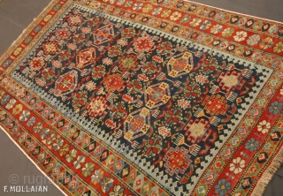 Antique Caucasian Shirvan Chichi Rug, ca. 1920

145 × 103 cm (4' 9" × 3' 4")
                  