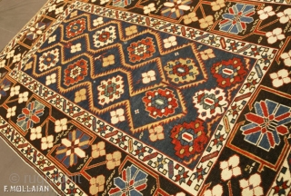 Beautiful Antique Caucasian Shirvan Rug, 1880-1900,
182 × 122 cm (5' 11" × 4' 0")
                   