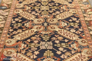 Lovely Antique Caucasian Seychour (Zeikhur) Kalleh Carpet, ca. 1900,

322 × 156 cm (10' 6" × 5' 1"),

Price for Extra EU citizens/UE Companies: €2,336.07.
          