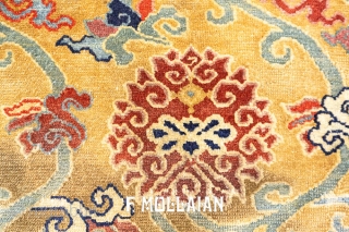Lovely Small Decorative Tibetan Rug, 19th Century

76 × 52 cm (2' 5" × 1' 8")                  