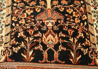 SpecialAntique Persian Saruk Farahan Rug, ca. 1880,

200 × 130 cm (6' 6" × 4' 3")                  