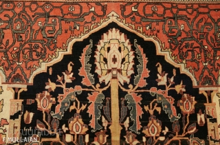 SpecialAntique Persian Saruk Farahan Rug, ca. 1880,

200 × 130 cm (6' 6" × 4' 3")                  