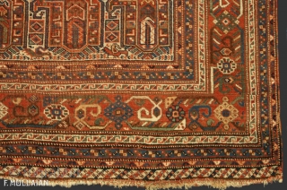 Lovely Antique Persian All-Over Afshari Rug, ca. 1880,
179 × 132 cm (5' 10" × 4' 3")
                 