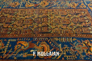 Beautiful All-over Antique Persian Malayer Rug with “Bothe” design.
168 × 109 cm (5' 6" × 3' 6")                