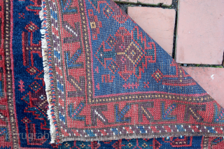 Western Afghan Baluch Bag Face--approx 21 × 23” 

Baluch version of Zill-i Sultan motifs with arrow border. Likely Western Afghanistan.

Ex James Douglas personal collection. Mr. Douglas was a scholar and aficionado of  ...