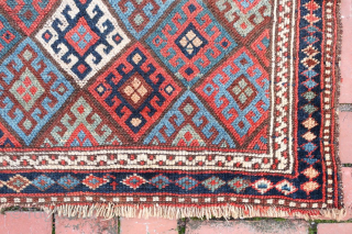 Old Large Jaff Kurd Bag Face-- 25 × 36”


Classic early Jaff Kurd with diamond latch hooks; circa 19th cent.

CONDITION: use-wear commensurate with age 

Call Rob @ the shop for discussion of this  ...
