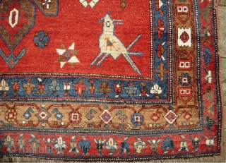 Karabagh-- 5.5 x 8 ft 9 in. Rare size main Carpet. Some condition issues but generally plush. Please call for condition Report. $30 UPS to lower 48. Check out  fresh posts  ...