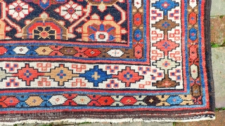 Veramin area-- 3.10 x 11. Tribal motifs with myriad colors.  Decorative.
CONDITION: Shows a bit of wear but even and decent.  Please see all photos. US Shipping: $30 please call the  ...