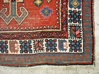 Serab--  2 ft 10 x 10 ft 3 in. Older circa 1900 piece on soft wool foundation-- The colors tell the story. Great looking piece. Well traveled. Even pile with Some  ...