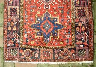 Karaja-- 2 ft 10 x 4 ft 3 inches. They all have the same design. But some are better than others. This is definitely one of the better ones. 9.0 condition. $20  ...