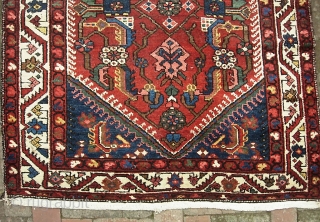 Runner-- 3 ft 9 x 11 ft 10 in. Nice honest west Persian Village rug. A few white dots mainly on one end. Otherwise good and solid. Call me for concise in  ...