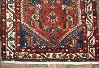 Runner-- 3 ft 9 x 11 ft 10 in. Nice honest west Persian Village rug. A few white dots mainly on one end. Otherwise good and solid. Call me for concise in  ...