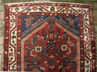 Runner-- 3 ft 9 x 11 ft 10 in. Nice honest west Persian Village rug. A few white dots mainly on one end. Otherwise good and solid. Call me for concise in  ...