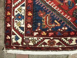 Runner-- 3 ft 9 x 11 ft 10 in. Nice honest west Persian Village rug. A few white dots mainly on one end. Otherwise good and solid. Call me for concise in  ...