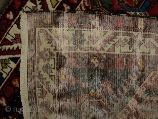 Runner-- 3 ft 9 x 11 ft 10 in. Nice honest west Persian Village rug. A few white dots mainly on one end. Otherwise good and solid. Call me for concise in  ...