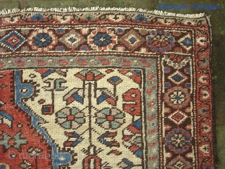 Heriz/Serapi 3 ft 4 x 4 ft 7. Rare small size.  Low but even pile. We just posted a whole slug of fresh stuff Check it out @ http://www.montaine-antiques.com/oriental-rugs/   