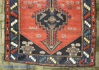 Tribal. 3 ft 11 x 5 ft 7 inches. Maybe Bahktiari? Charming early rug. $25 ups to lower 48.              