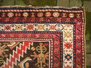 Caucasian-- 4.2 x 7.5. Kuba or Karabaugh. Please call for condition Report. Check out abundant fresh posts on our web site: http://www.montaine-antiques.com/oriental-rugs/           