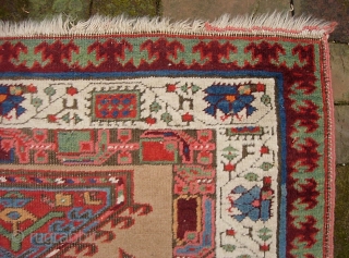 Serab 3 ft 4 x 7 ft 6 inches. Early rug with great natural dyes. Visible foundation through the center is primarily brown oxidation $25 ups to Lower 48    
