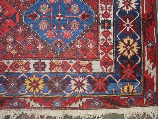 Chahar Mahal Bahktiari. 7 ft 5 inches x 9 ft 8 inches. Terrific and decorative Vegetable colors. Unique design. Not your garden variety garden Bahktiari. Sides have new overcast. There is an  ...