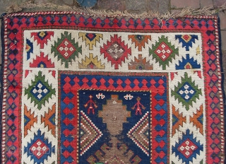 Ancient Caucasian-- 3 ft 5 inches x 12 ft 4 inches. Kazak? Whatever. Probably the oldest rug I have ever found. My little cadre of pedantic but broke-ass advisors seem to agree  ...