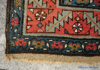 Bakshaish 3 ft 3 by 14 ft 4 inches. Found here in the US.  A legit 19th cent ethnographic piece in pretty amazing pristine condition. Fine weave-- all wool foundation with  ...