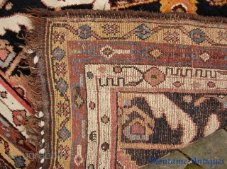 Luri Runner-- 3 ft 5 inches x 11 ft  4 inches. What a cool old thing!  Thick and shaggy. Great colors. A little of this and that here and there...  ...