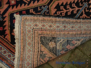 Hamadan. 3 ft 8 in x 6 ft 6 inches. West Persian village rug. Very cool; very interesting design. Genuinely old and a little bit thin-- but very decorative. $20 shipping to  ...