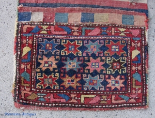 Tribal Double bag. 24 by 47 inches. Possibly Luri. Very cool with stars. condition should be evident from the photos but note that there is some moth damage on one of the  ...