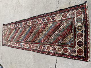 3’4”x11’8” 1900’s Gendje runner in good condition. 208-433-0312
roddy@rugcurator.com                         