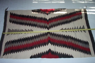 For sale is another Antique Navajo rug, this one is a Granado, measuring 56'x36", tight weave, no bleeding, beautiful colors, great wool, great graphics, pristine...not priced like the bloated, chic galleries of  ...