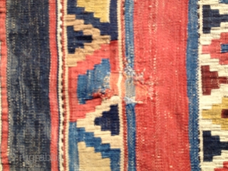 For sale is one of the most incredible textile I have ever seen in person or in a rug book!  This is a NorthWest Persian Kilim from the 1860's to 1870's,  ...