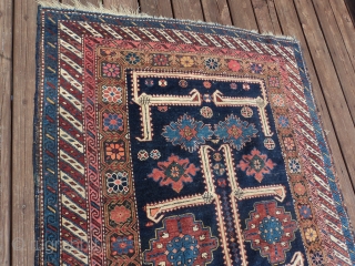 For sale is this lovely turn of the century (or perhaps older) Caucausian runner, just found from an estate.  Size is 3'10"x11'4".  This is not your garden variety type, nor  ...