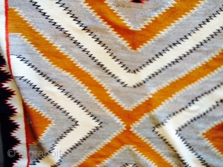 Measuring 63"x 145.5", regional vintage Navajo rug in mint condition.  More pics upon request.   Thanks for looking.             