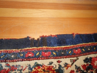 Fresh from an estate: A 1920's High Quality Bijar, size is 11'2"x14', thick pile, has damage at one end, not too costly to repair.  Thanks for looking.     