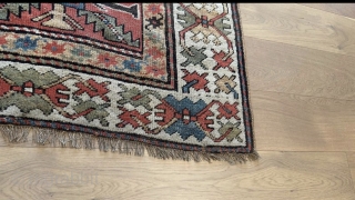 3’6”x 7’6” 1900’s Karabagh in decent condition, may have synthetic dyes, can provide more pics upon request. Rug is priced inexpensively. SOLD           