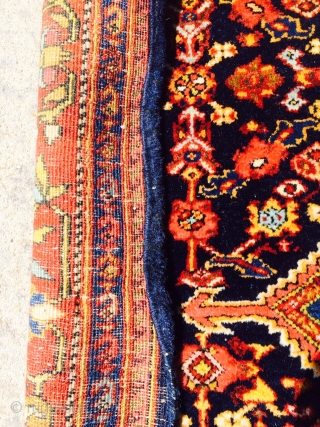 Nice old Arak rug measuring 4'3"x 6'6" in good condition.  More pics available upon request.                 