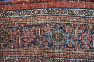 Fresh from an estate: Antique bijar in perfect condition, size is 7'8"x12'1".  Thanks for looking.                 