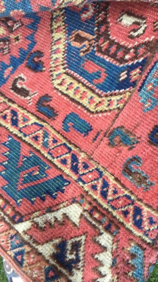 6’x 10’ old Beshir. You could make a strong case for this rug being cut and shut, but it doesn’t appear to be. Thanks         