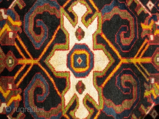 Beautiful wool on wool Bakhtiari from the 1920's to 1930's.  Size is 4'4"x6'1".  No repairs, no animal stains or urine smell, full pile, high quality.      