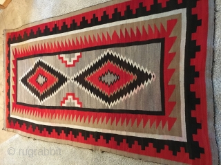 Apologies for side way pictures: Rugrabbit is the only platform that posts  some of my pictures sideways. This is a 1940’s-50’s Navajo with minor condition issues measuring 4’4”x 8’4”. Thanks  