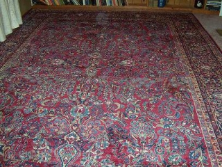 Fresh from an estate: 1920's to 1930's 10'2x13'6" Persian Sarouq in great condition.  $1,750.00 OBO                 