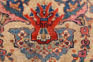 Rug-pickers find: An old Persian Carpet with some beauty, size is 9x12, is in good condition.  Thanks for looking.             