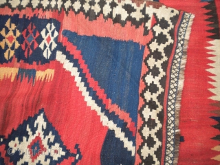 Here is a beautiful turn of the century to 1920's Luri Kilim, in great condition, size is 5'10"x12'6', no stains, no repairs, unmolested, great colors, ready to go!  Thanks!   