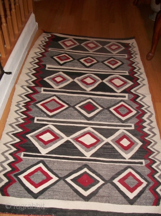 The Rug Pickers find as found: Three vintage regional Navajo rugs in good condition that need nothing other than a new home!  1st one is 68"x 52", 2nd one is 68"x  ...