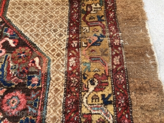 1920’s or older NW persian runner measuring 12’9”x 4’ with some low area’s, some moth grazing, just been cleaned, pictures were taken on a cloudy day, Colors really pop in the sun. 