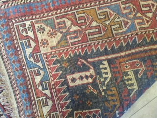 shirvan Caucasus rug
perfect conditionn end of 19th century
size 1.64x3.03
                        