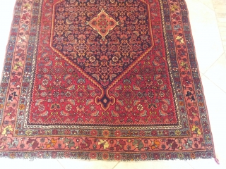 bidjar persian rug
begining of 20th century 
very good condition 
size : 1.15 x 1.61                   
